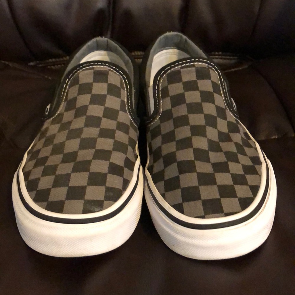 Vans Checkered Slip Ons